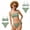 Army Green-3, variant on Teen Swimsuit Girls Swimsuit With Shorts Bathing Suit 2 Piece Teen Bathing Suits Girls Sets Size 12 Years