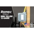 thumbnail image 6 of Southwire 28828228 Non-Metallic Building Wire, 12/2-Nmwg, 100', Yellow, 6 of 7