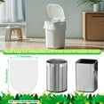 thumbnail image 6 of Amorvolat 3 Gallon/10L Garbage Bags Small Trash Bags for Bathroom, Office, Bedroom, Kitchen, 120 Count,White, 6 of 9