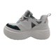 thumbnail image 2 of Zapatillas con plataforma genéricas para mujer, blancas, 2 of 4