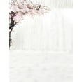 thumbnail image 1 of BSDHOME Polyester 5x7ft White Curtain Pink Flowers Tree Photography Backdrops Photo Props Studio Background, 1 of 2