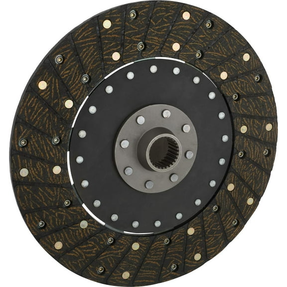 10-1/2 In Organic Clutch Disc, Solid Hub, 1-5/32 In 26-Spline