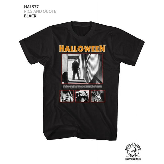 Halloween Pics And Quote Black Adult T-Shirt 3Xlt