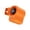 ORANGE, variant on Car Clip-On Fan with LED Display – 360-Degree Rotating, USB Rechargeable for Car, Work, Camping
