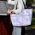 thumbnail image 6 of Large Beach Bags Water-resistant Sandproof - Rainbow Scales Cute Beach Tote Bags for Women with Zipper, 6 of 6