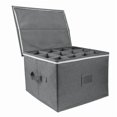thumbnail image 1 of Wine Glass Storage Box Collapsible Goblet Storage Box, 1 of 5