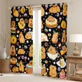 thumbnail image 2 of jejeloiu Kawaii Capybara Black Out Curtains,Cartoon Capybara Lover Curtains Pack of 2 (42x63 Each) For Boys Kids, 2 of 6