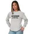 thumbnail image 5 of Funny Motherhood the Scariest Hood Women's Long Sleeve T Shirt Brisco Brands M, 5 of 7