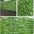 thumbnail image 2 of Simulación de valla de hojas verdes, valla artificial, planta artificial, balcón, valla de plástico, enredadera de montaña verde, pared exterior, bloqueo, 2 of 5