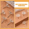 thumbnail image 4 of 100 Pcs Épingles à Pousser en Liège pour Bureau Épingle à Pousser Épingle de Dessin Épingle Murale Photo Épingle de Bureau Transparente pour Bricolage, 4 of 8