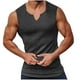 thumbnail image 1 of pstuiky Camisetas sin mangas para hombre, Camiseta deportiva informal de cuello redondo para hombre, de moda, color sólido Tops elegantes para mujer xxl, 1 of 5