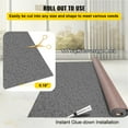 thumbnail image 5 of VEVOR Boat Carpet Marine Carpet 6x29.5' Indoor Outdoor 32 Oz Carpet Rug Anti-slide Gray Easy to Clean Patio Rugs Deck Rug, 5 of 9