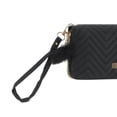 thumbnail image 5 of Unique Bargains 1 Pc Coin Purse Wallet Portable W-Shaped Corrugated Plush Ball Zipper Coin Purse Pouch Black, 5 of 5