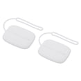 thumbnail image 1 of Uxcell Silicone Storage Pouch Mini Key Organizer Bag with Lanyard for Keys Card White 2 Pack, 1 of 7