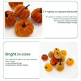 thumbnail image 2 of 16 Calabazas Artificiales de Terciopelo, 2 Tamaños, Mezcladas, de 5 A 6 cm., 2 of 5
