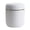 White, variant on Mini Desktop Trash Can, 5.1" x 5.9" x 5.1" Push Top Lid Waste Bin, Small Plastic Garbage Can for Office Desk Bathroom Vanity