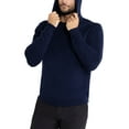 thumbnail image 6 of X RAY JEANS Mens Basic Hooded Sweater, Navy, S, 6 of 10