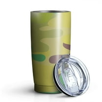 Camouflage 20oz Coffee Tavel Tumblers, Stainless Steel Mobile Tumbler, Vacuum Insulated Coffee Mug with Lid, Spill-Proof Travel Cup for Hot & Cold Drinks