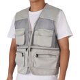 thumbnail image 4 of Chaleco De Caza, Chaleco De Malla Para Pesca, Multibolsillos, Transpirable Para Actividades Al Aire Libre ANGGREK Otros Deportes, 4 of 8