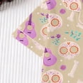 thumbnail image 5 of Puliio Halloween Women's Pajamas Set Cute Print Short Sleeve Button Down Sleepwear 2 Piece Soft Loungewear Nightwear Pjs Sets, 5 of 9