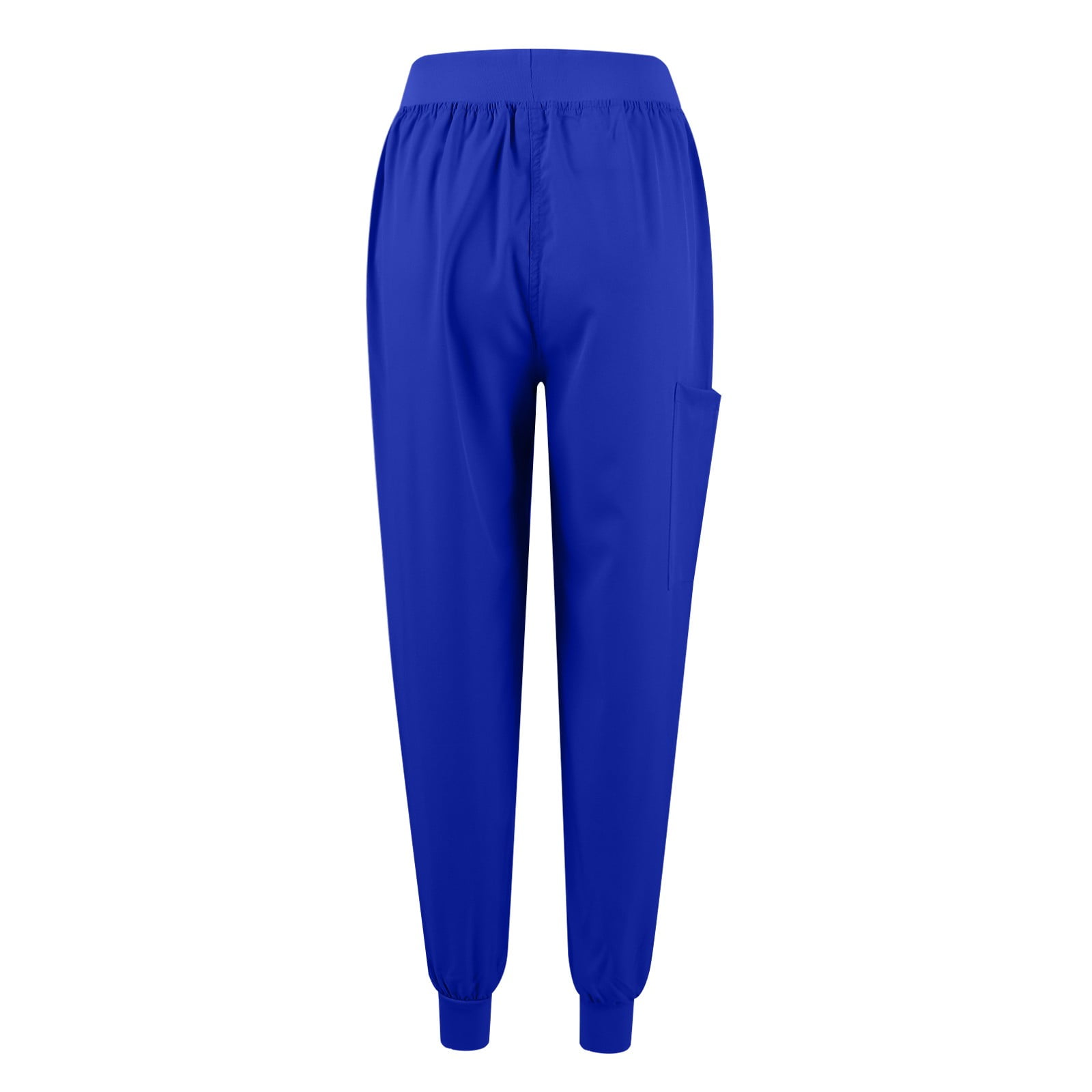 Scrubs for Women Set, Modern V Neck Scrub Top & Jogger Pant with 8 Pockets Professionals Soft Stretch Medical Nursing Uniforms Set royal blue Large