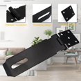 thumbnail image 2 of Placa de bloqueo de hebilla antirrobo con cerradura Overlock para puerta de acero inoxidable (5 pulgadas) JShteea Libre de BPA, 2 of 8