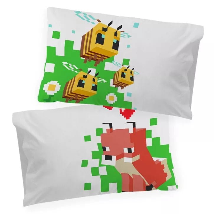 Minecraft Beautiful Day 3-Piece Twin Sheet Set, 100% Polyester