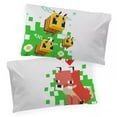 thumbnail image 5 of Minecraft Belle Journée Ensemble de Draps 3-Pièces pour Lit 1 Place, 100 % Polyester, 5 of 5