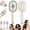 white, variant on Electric Spray Air Cushion Massage Comb, 3 in 1 Water Mist Hair Brush, Anti-Tangle Anti-Static Detangling Brush for Frizzy Nourishes Hairs