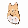 thumbnail image 4 of Reloj Mecedor con Diseño de Perro Corgi de , Reloj para Habitación y Dormitorio, Reloj de Pared Silencioso, 4 of 5