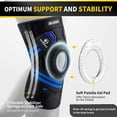 thumbnail image 5 of CAMBIVO Knee Brace with Side Stabilizers, Knee Sleeve for Knee Pain, Adjustable Knee Braces and Supports with Patella Gel Pads for Meniscus Tear, ACL, MCL, Arthritis, Joint Pain, Unisex, S, 5 of 9