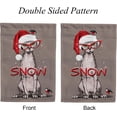 thumbnail image 3 of GZHJMY Garden Flag Double Sided Merry Christmas Sphynx Cat, Fade Resistant Seasonal Yard Flag 28x40 Inch Durable Banner Outdoor Home Decor Yard Flags, 3 of 7