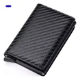 thumbnail image 2 of Cartera Tarjetero Billetera Unisex De Cuero Protección Rfid Color Gris oscuro, 2 of 8