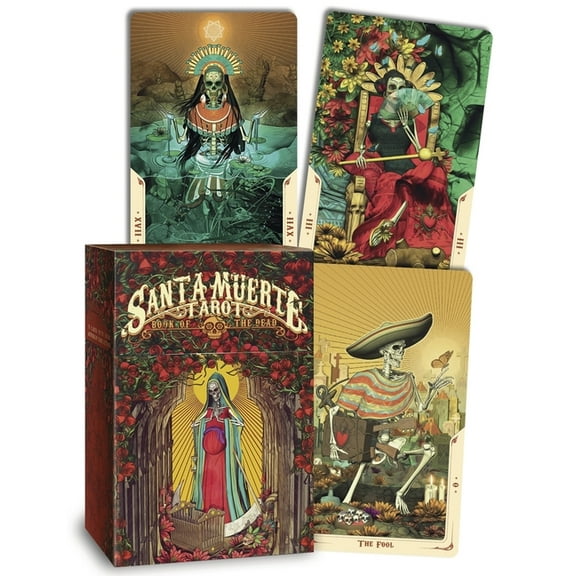 Santa Muerte Tarot Santa Muerte Tarot Deck: Book of the Dead, (Hardcover)