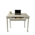 thumbnail image 1 of Pemberly Row French Country Desk in White Wood Finish with Drawer, 1 of 3