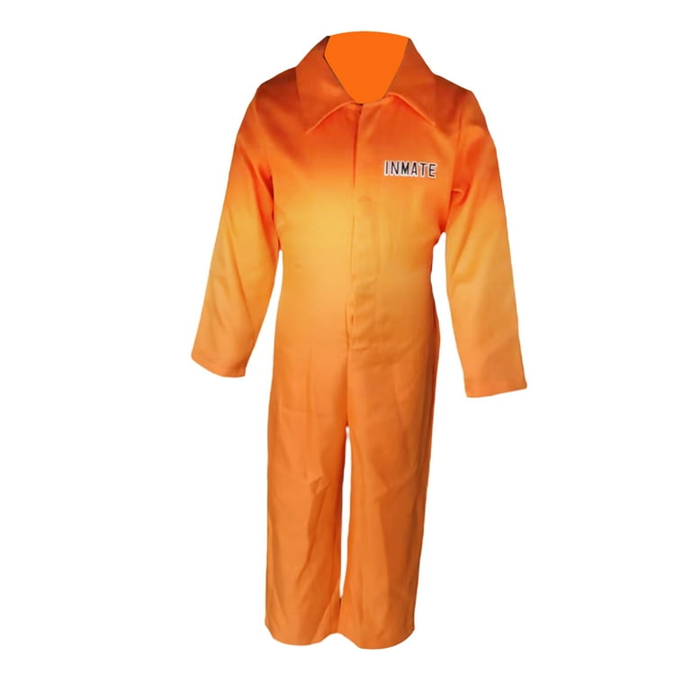 Men's Prison Orange Jumpsuit