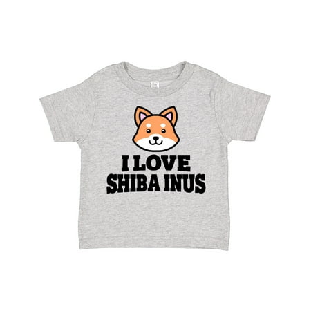 

Inktastic I Love Shiba Inus Gift Toddler Boy or Toddler Girl T-Shirt