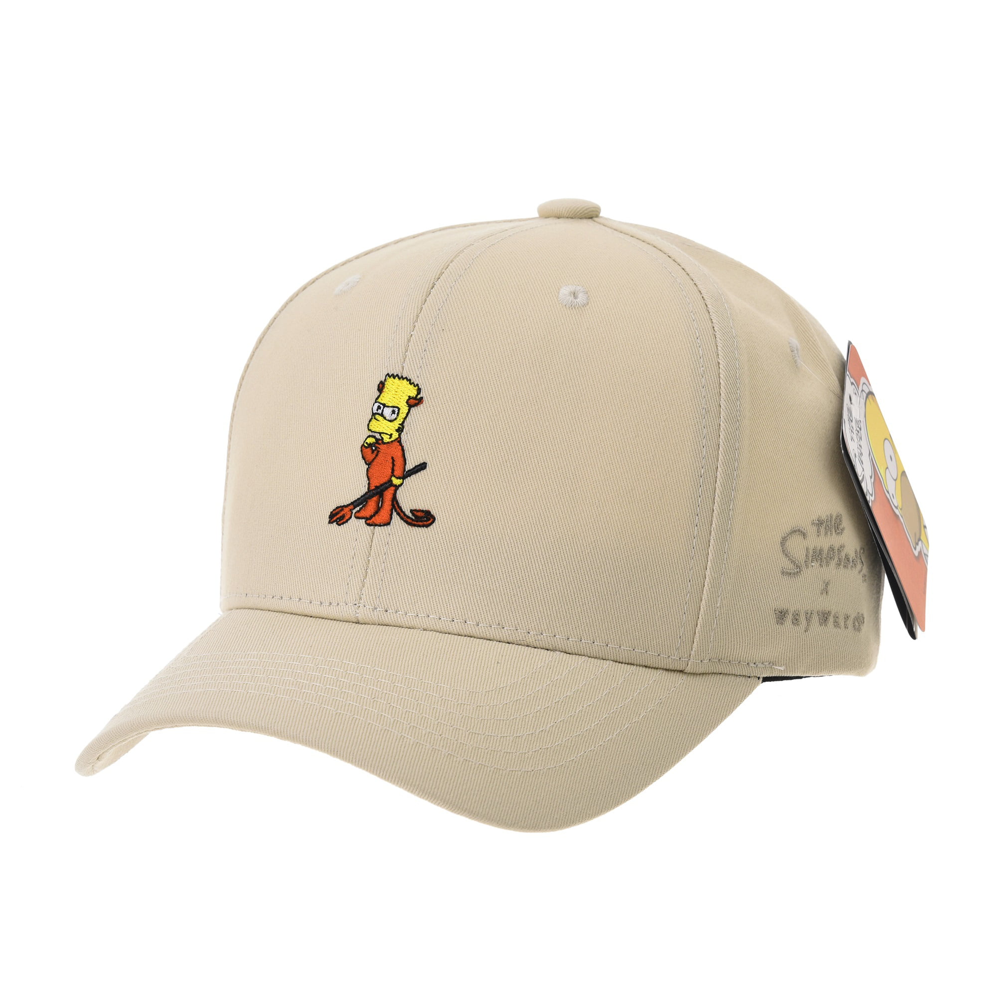 Bart-Simpson Flat-Brimmed Baseball Cap Trucker Hat