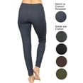 thumbnail image 4 of Stretch Is Comfort Women's High Waist Cotton Stretch Pencil Pants Front Pockets |Adult Xsmall - 3x, 4 of 7