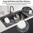 thumbnail image 3 of Kyoffiie Silicone Sink Protector Heat-Resistant Sink Liner Mat Anti-Slip Kitchen Sink Mats Large Sink Drainer Mat Reusable Sink Protector Mat Portable Sink Mat Practical, 3 of 7