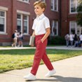 thumbnail image 6 of Child Boys Sweatpants Basic Straight Leg Jogger Pants with Pockets for 3-9 Years Kids Fall Winter Pants Kids Sweatpants Size 6-7 Years, 6 of 9