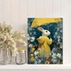 thumbnail image 2 of Qisvanset Bohemian Style Cat Canvas Print 12x16 Inch Apartment Art, 2 of 8