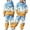 Blue, variant on Girls Fashionable 2 Piece Hoodie and Joggers Set Graphic Pullover Hooded Top and Sweatpants Tracksuit for Big Kids School Sports Activewear Orange 8-9 Years