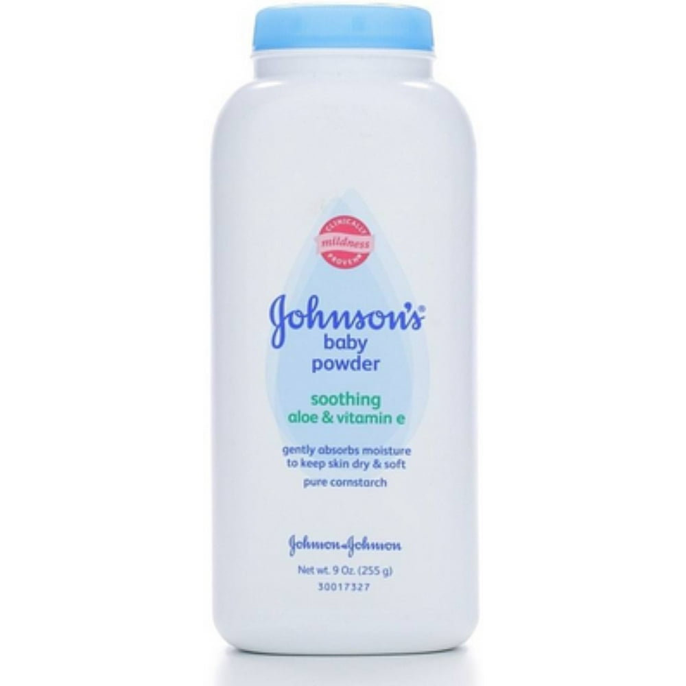 JOHNSON'S Baby Powder, Pure Cornstarch with Soothing Aloe & Vitamin E 9