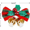 thumbnail image 2 of Lazo De Navidad Con Campanas Guirnaldas De Navidad Lazos Mini Lazos De Árbol De Navidad Lazos Decorativos De Navidad Decoraciones Colgantes De Tela Adornos Festivo De Año Nuevo, R, 2 of 5