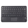 thumbnail image 1 of Abody Clavier Sans Fil BT 3.0 59 Touches Ultra-Mince Mini Clavier BT avec Pavé Tactile Supporte Système Android Windows iOS pour Ordinateur Portable Téléphone Tablette Noir, 1 of 7