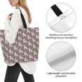 thumbnail image 3 of Disketp Poodle Dog Bolsa Tote Estampada para Mujer, Bolso de Hombro y de Mano para Compras y Viajes, 3 of 8