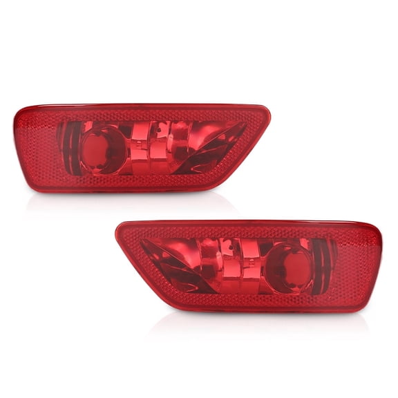 Fog Tail Brake Lights LED Rear Bumper 2x Red Fit For Jeep Grand Cherokee 2011-2021