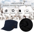 thumbnail image 2 of Comhats Unisex Mens Cotton Army Caps Military Hats Baseball Sun Hat Navy Large 61-63cm, 2 of 5
