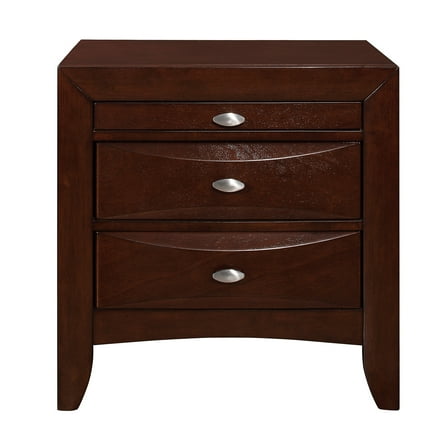Global Furniture USA Linda Merlot Contemporary Nightstand, 1 Pc.